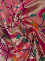 Red Paithani Soft Silk Saree | Paithani Design Saree | Red Color Saree | Soft Silk Sarees | Festival and Party Wear Sarees