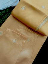 Ombre Yellow Color Kurta with Emberiodey and Sequin | Soft Silk with Lining | Haldi Kurta | Wedding and Party Wear Kurta for Men
