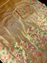Gold Tissue Silk saree — Kaash Collection