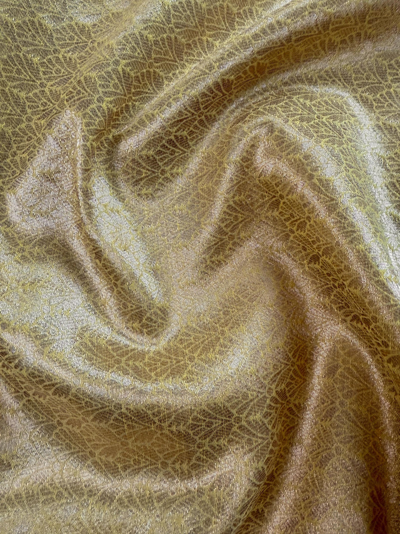Pastel Yellow Linen Silk Saree with Banarasi Border and Pallu and Floral Jaal Weave | Pastel Blue Linen Silk Saree | Ships from California
