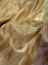 Statement Gold and Pink Paithani Banarasi Soft Silk Saree with  Gold Zari Weave | Banarasi Soft Saree | Paithani Sarees