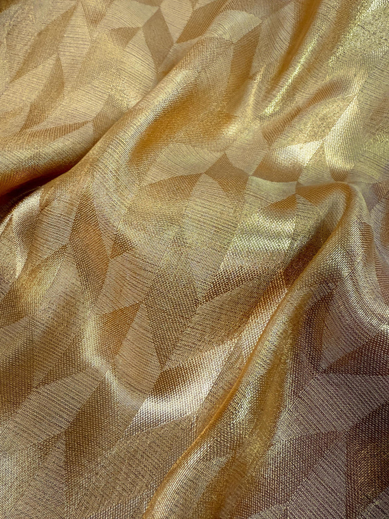 Statement Gold and Pink Paithani Banarasi Soft Silk Saree with  Gold Zari Weave | Banarasi Soft Saree | Paithani Sarees