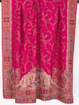 Pink Color Pashmina Kani Weave Kashmiri Wool Shawl | Kani Weave Cashmere Wrap || Cashmere Stole | Christmas Gift