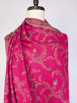 Pink Color Pashmina Kani Weave Kashmiri Wool Shawl | Kani Weave Cashmere Wrap || Cashmere Stole | Christmas Gift