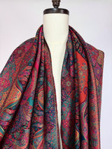 Multi Color Pashmina Kani Weave Kashmiri Wool Shawl | Kani Weave Cashmere Wrap |  | Christmas Gift