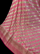 Baby Pink Color Georgette Silk saree — Kaash Collection
