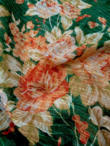Green Organza Silk saree — Kaash Collection