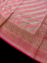 Baby Pink Color Georgette Silk saree — Kaash Collection