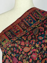 Black Color Viscose-Wool Blend — Kaash Collection