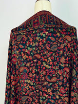Black Color Viscose-Wool Blend — Kaash Collection