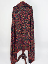 Black Color Viscose-Wool Blend — Kaash Collection