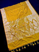 Mehandi Green/ Heena Green Mashru Silk saree — Kaash Collection