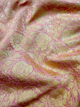 Baby Pink Khaddi Georgette Silk saree — Kaash Collection