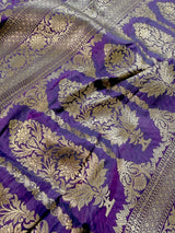 Lavender Color Pure Katan Silk saree — Kaash Collection
