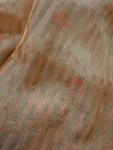 Peach Kota Doria saree — Kaash Collection