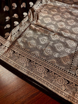 Black Color Mashru Silk saree — Kaash Collection