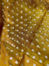 Yellow Gold Tissue Silk saree — Kaash Collection