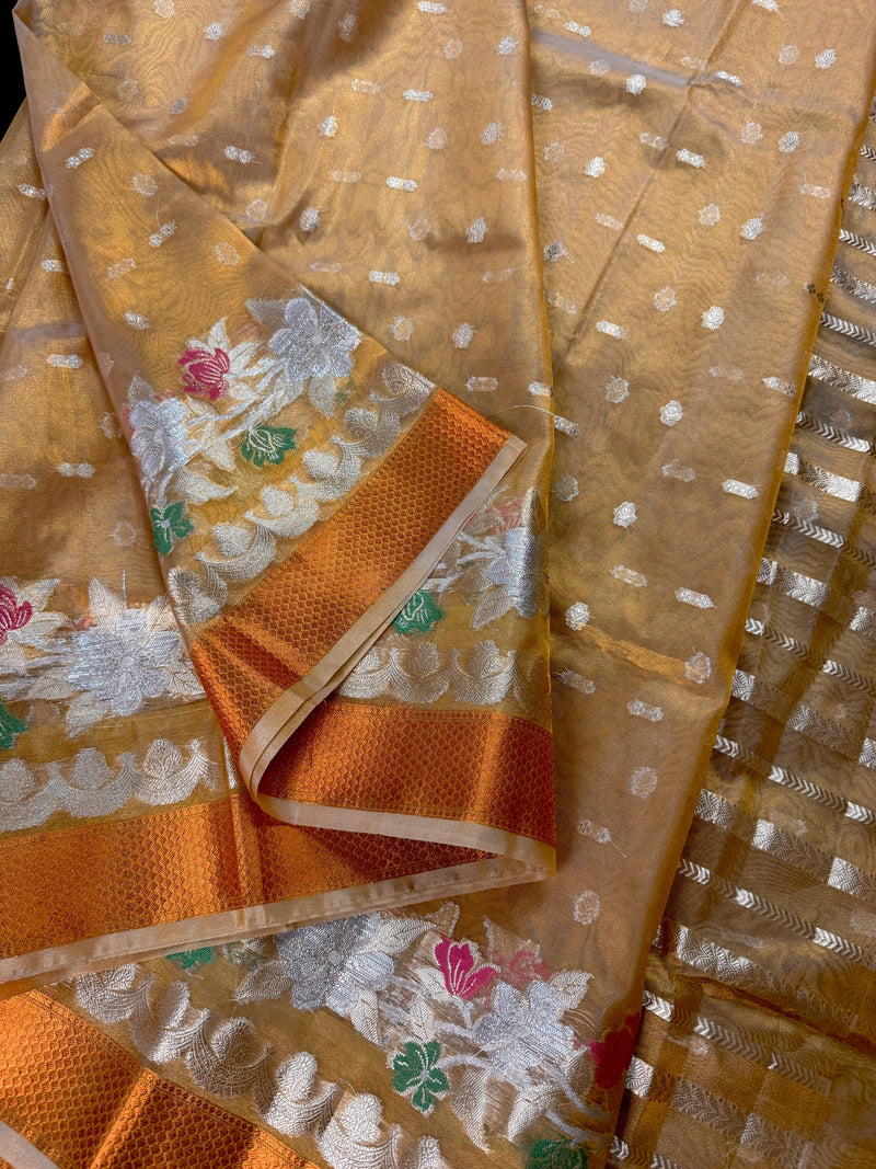 Gold Tissue Silk saree — Kaash Collection