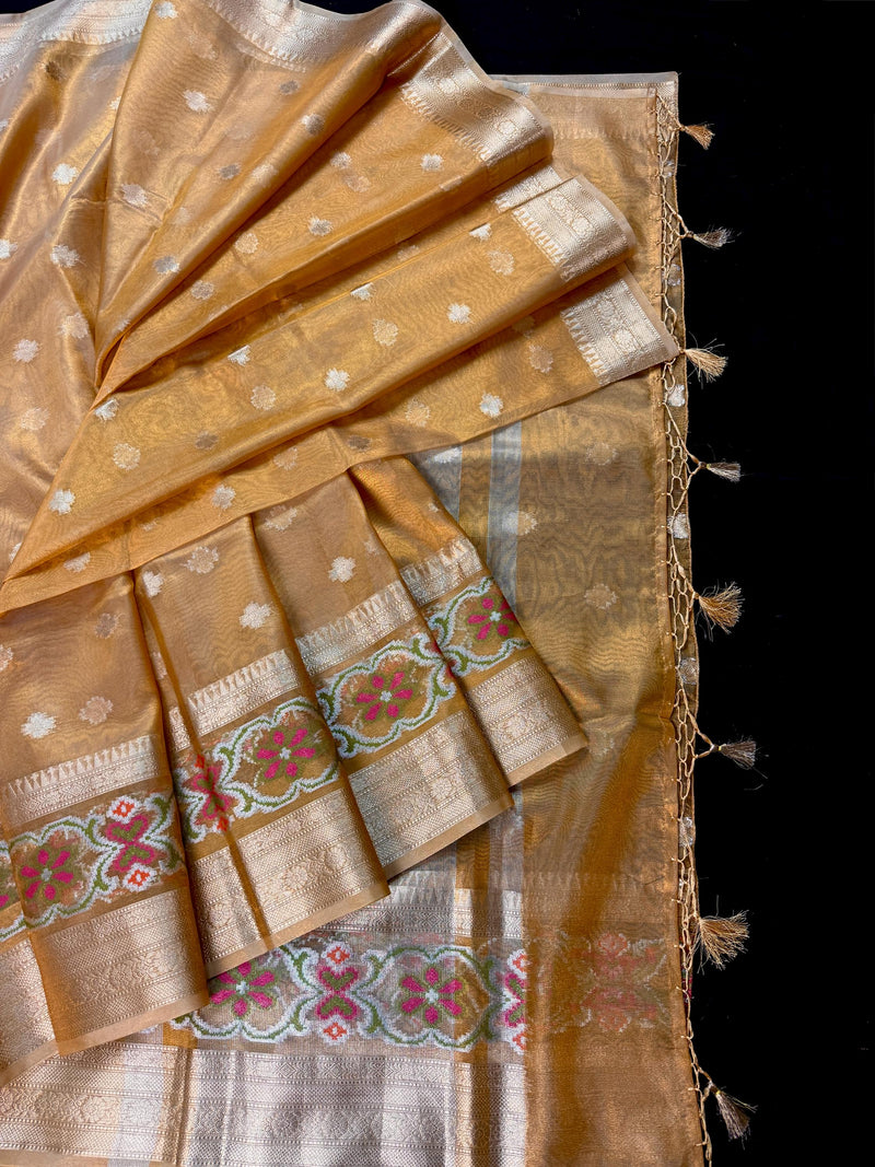 Gold Tissue Silk saree — Kaash Collection