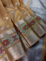 Gold Tissue Silk saree — Kaash Collection