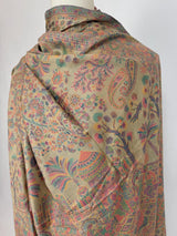 Light Sage Green Soft Pashmina Shawl - Kaash