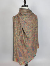 Light Sage Green Soft Pashmina Shawl - Kaash