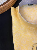 Light Yellow Color Soft Silk Kurta Pajama Set for Men - Kurta for Men - Men Kurta for Haldi - Wedding Kurta Men - Kaash