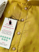 Mehandi Green Color Cotton Kurta Pajama Set - Kaash