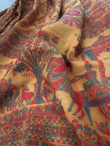Mustard Yellow Soft Pashmina Shawl - Kaash