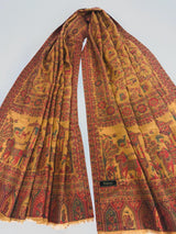 Mustard Yellow Soft Pashmina Shawl - Kaash
