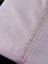 Pale Lavender Color Kurta with Self Design | Wedding & Party Wear - Kaash