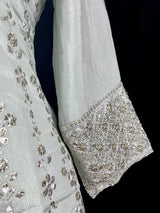 Pastel Grey Color Readymade Salwar Kameez - Indian Salwar Suit for Women - Designer Salwar Kameez for Party and Wedding - Gift for Women - Kaash