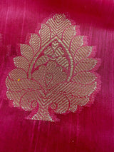 Pink Soft Cotton Silk Saree with Buttas, Zari Weaving butta - Kaash