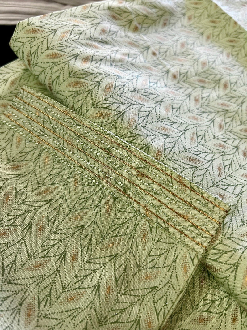 Pista Green Kurta Pajama for Men | Kaash Collection