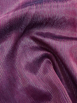 Purple & Black Matka Muslin Jamdani Saree - Kaash