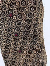 Wine men's Nehru/Modi jacket in velvet with thread embroidery & sequin on velvet — Kaash Collection