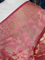 Baby Pink Silk Soft Silk Light Weight Dupatta - Kaash Collection
