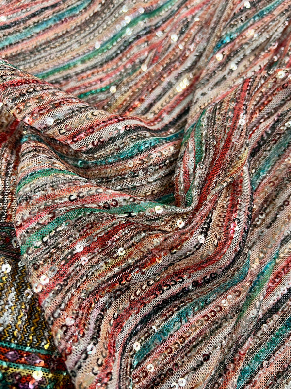 Sabyasachi Inspired Statement Digital Printed Sequin Work Saree| Sequence Saree  | Party Wear Sequin Sarees | Ships from California - Kaash Collection