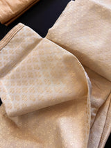 Gold Color Raw Silk Men Kurta Pajama Set with Embroidery Neckline | Mens Ethnic Wear Wedding Kurtas | groomsmen Kurta | Kurta Sets in USA - Kaash