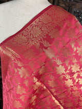 Punch Pink Silk Soft Silk Light Weight Dupatta | Indian Dupatta | Silk Dupatta | Stole | Scarf | Gift For Her| Kaash Collection - Kaash Collection