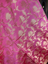 Rose Pink Silk Soft Silk Light Weight Dupatta | Indian Dupatta | Silk Dupatta | Stole | Scarf | Gift For Her| Kaash Collection - Kaash Collection