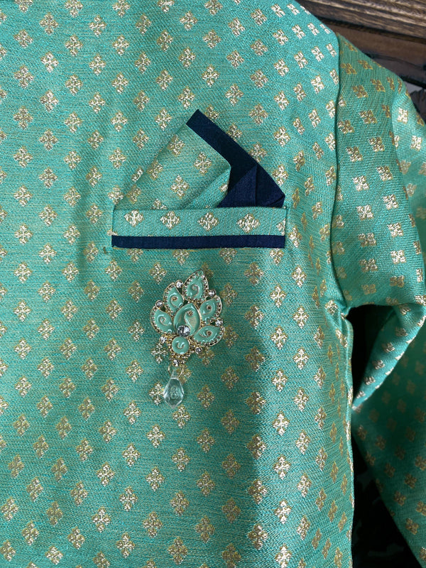 Boys 2pcs Long Jacket Kurta with Dhoti Style Pajama | Kids Wear | Boys Ethnic Wear | Boys Kurta Pajama | Kaash Collection - Kaash Collection