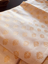 Silk Cream Gold Men Kurta Pajama with Weave Work | Mens Ethnic Wear |  Indian Men Clothing USA | Wedding Wear Kurtas | Kaash Collection - Kaash Collection
