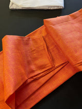 Apricot with Yellow Tint men's kurta pajama in pure cotton with premium cotton with fancy buttons — Kaash Collection