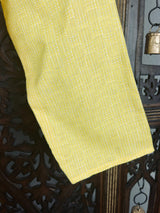Yellow Boys Cotton Set 2-piece kurta pajama set for boys with cotton kurta with churidar pajama — Kaash Collection