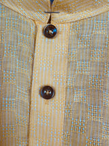 Yellow Boys Cotton Set 2-piece kurta pajama set for boys with cotton kurta with churidar pajama — Kaash Collection