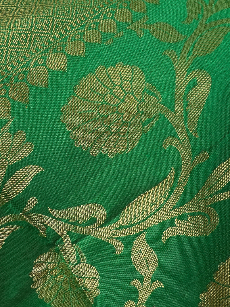 Green Color Silk Soft Silk Light Weight Dupatta | Indian Dupatta | Silk Dupatta | Stole | Scarf | Gift For Her| Kaash Collection - Kaash