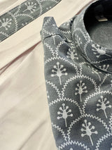 Light Grey Color Dhoti Kurta Set for Infants and Boys - Kaash