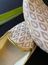 Off White Mens Mojaris – Indian Wedding Shoes - Kaash