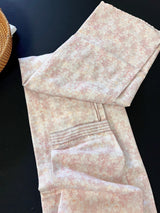 Pastel Tea Pink men's kurta pajama in soft silk (non-pure) with floral digital prints — Kaash Collection